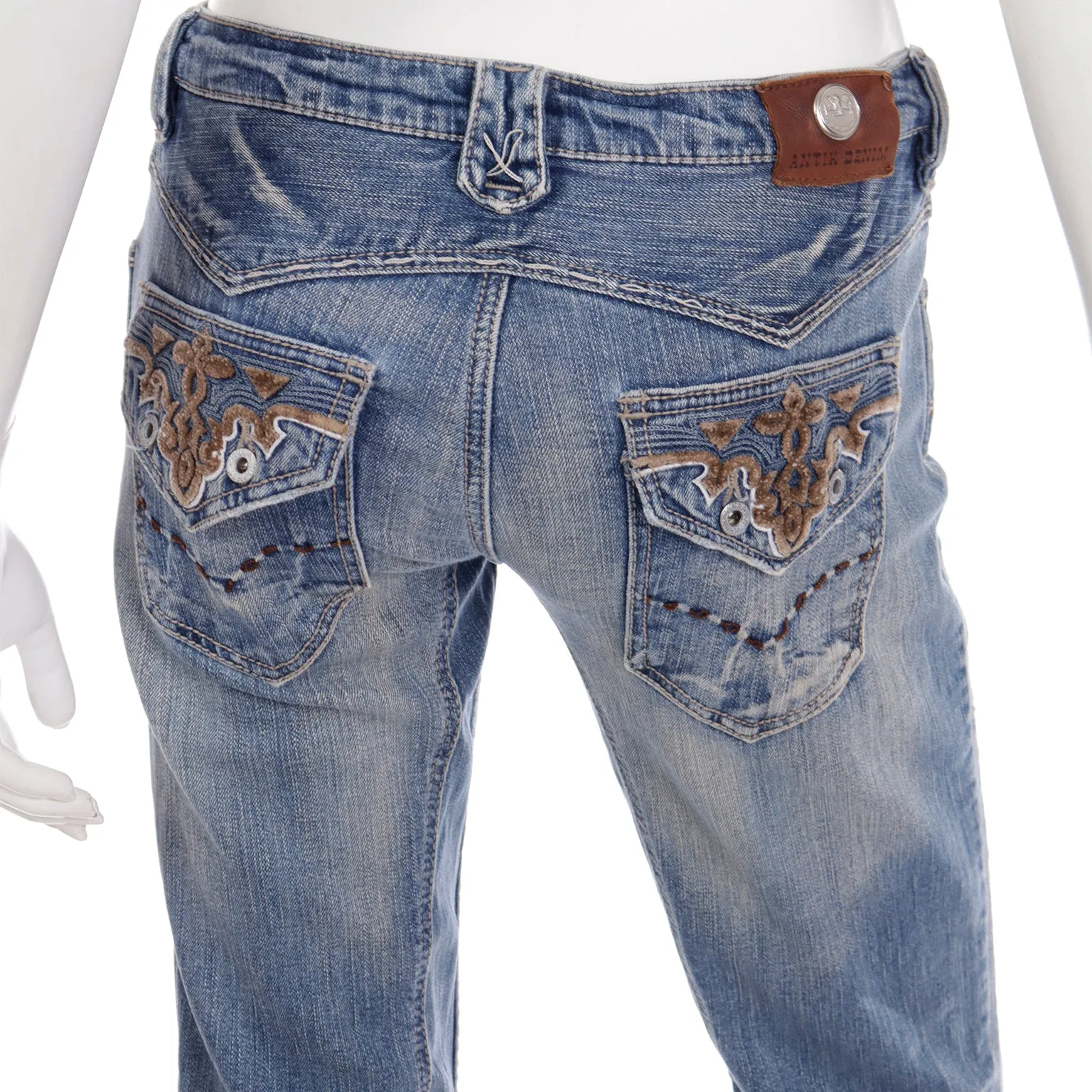 2000s Vintage Antik Denim Vintage Low Rise Denim Jeans