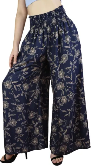 Boho Pants Palazzo Pants for Women with Pockets| Wide Leg high Waisted Flowy Pants for Women | Summer, Cruise, Vacation