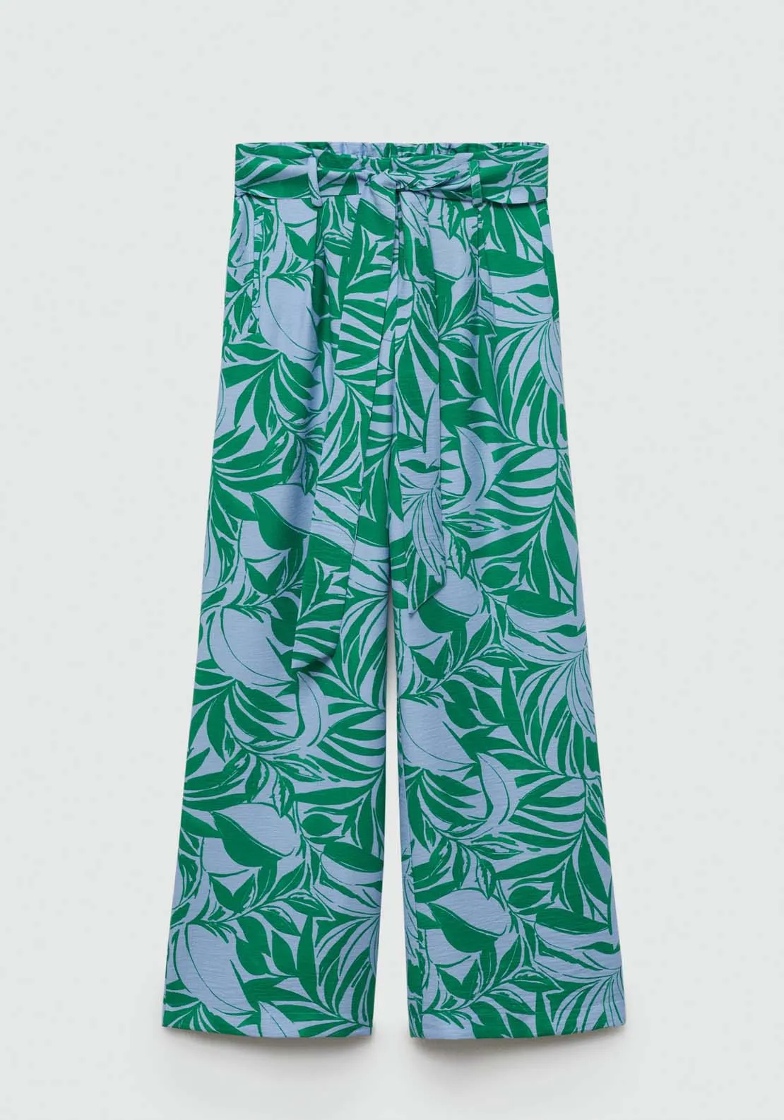 Bow printed trouser