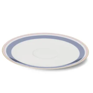 Capri - Coffee Saucer Blue/Rose 6.2 in | 16cm