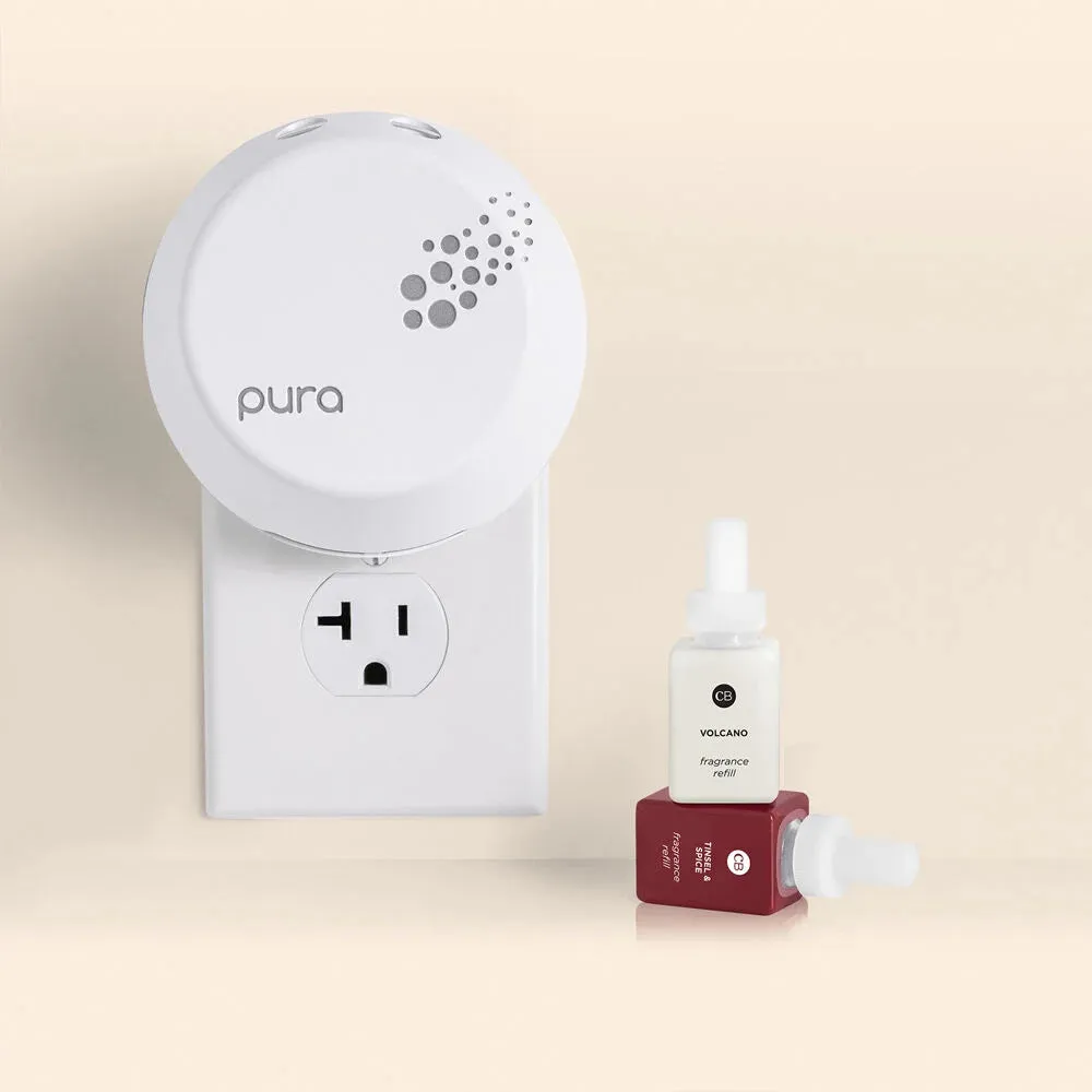 CB Tinsel & Spice & Volcano Pura Diffuser Kit