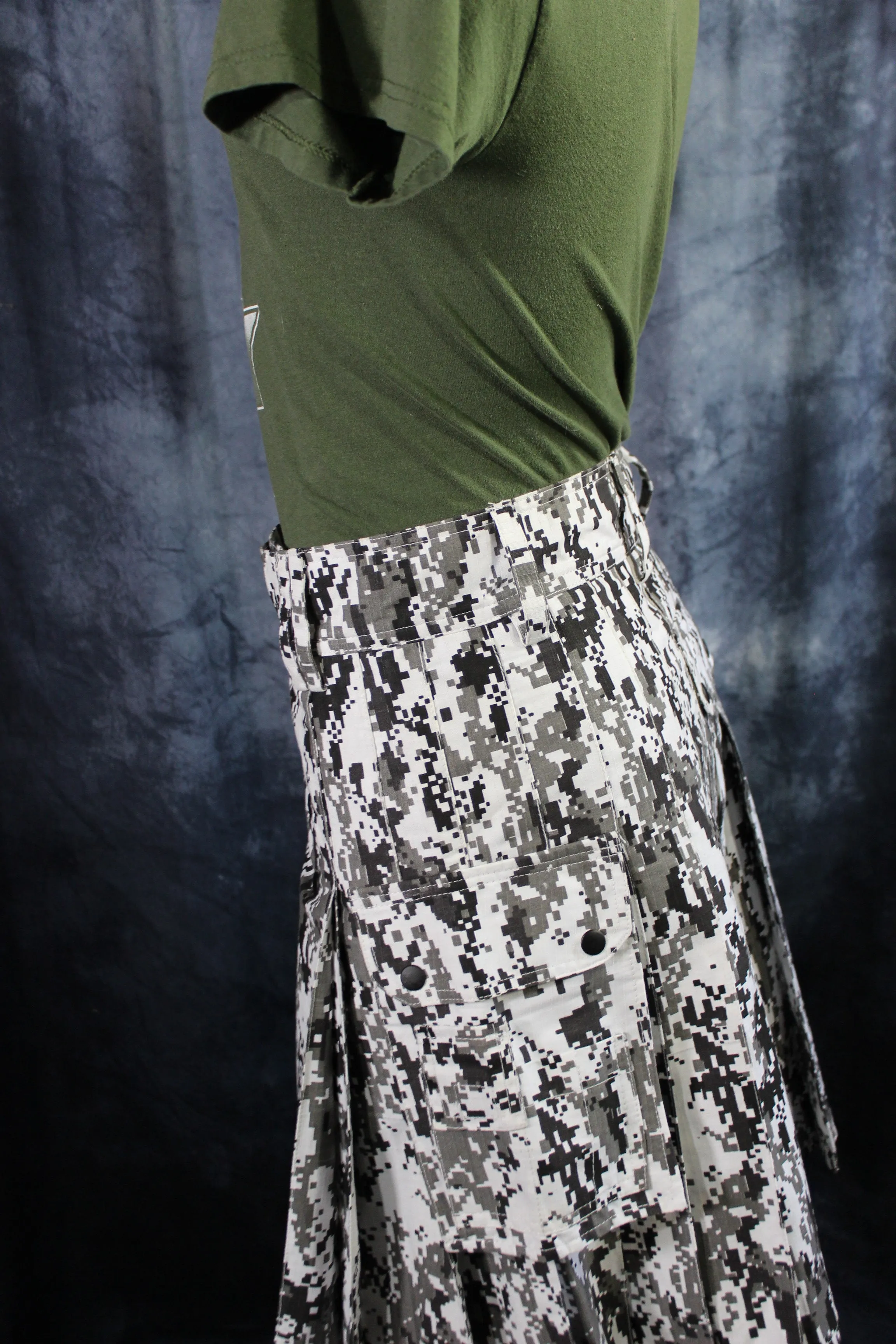 Classic KiltedBros Kilt in Arctic DigiCamo