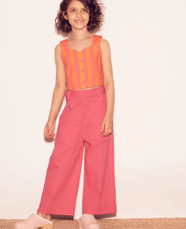 Contrast Stitch Corda Pant