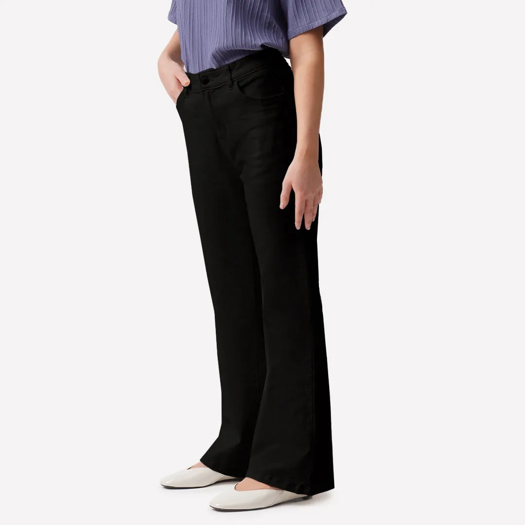 Flared Fit Trousers