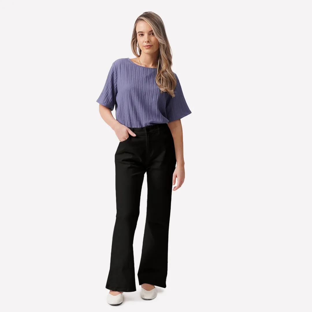 Flared Fit Trousers