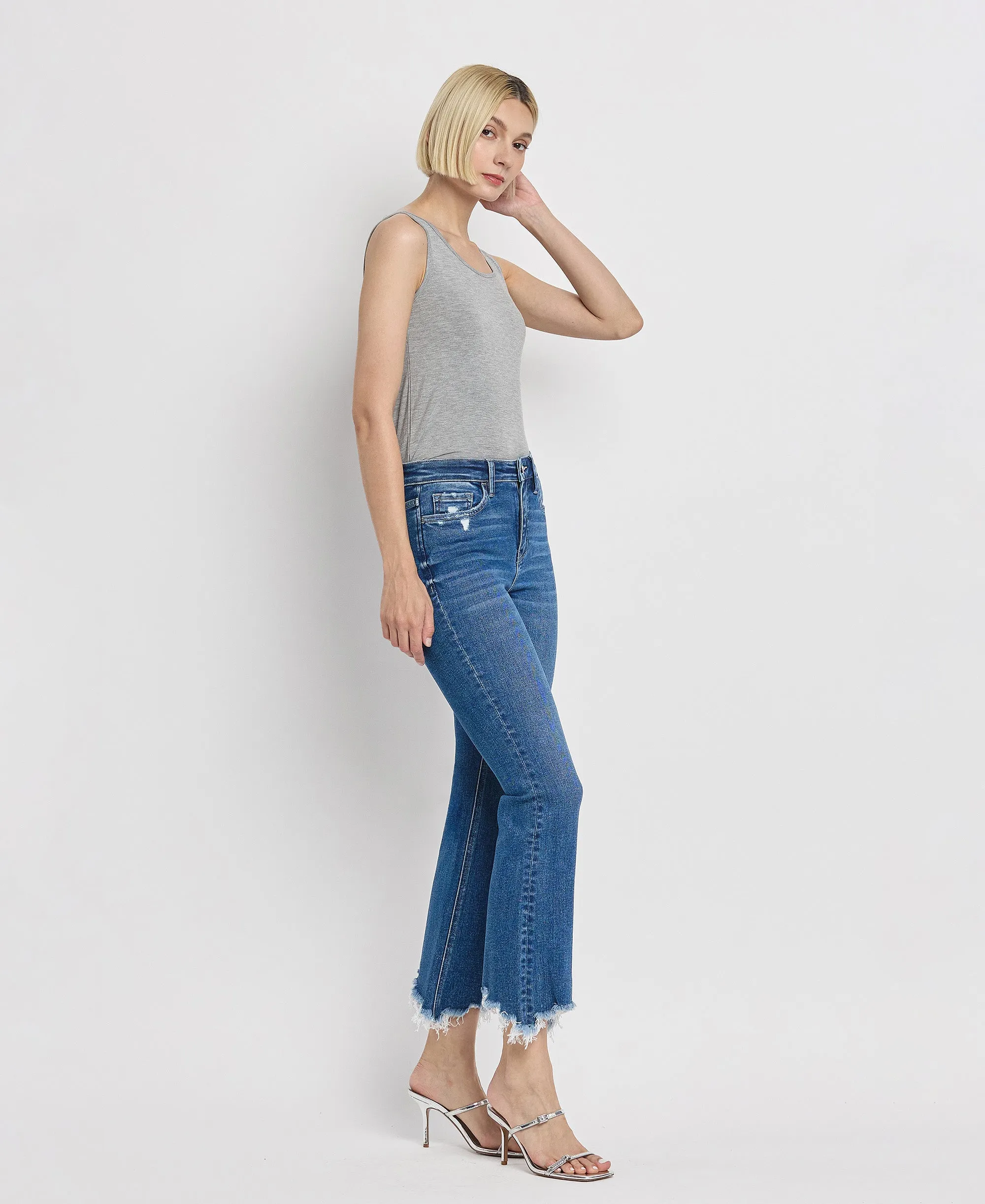 Generosity - High Rise Kick Flare Jeans