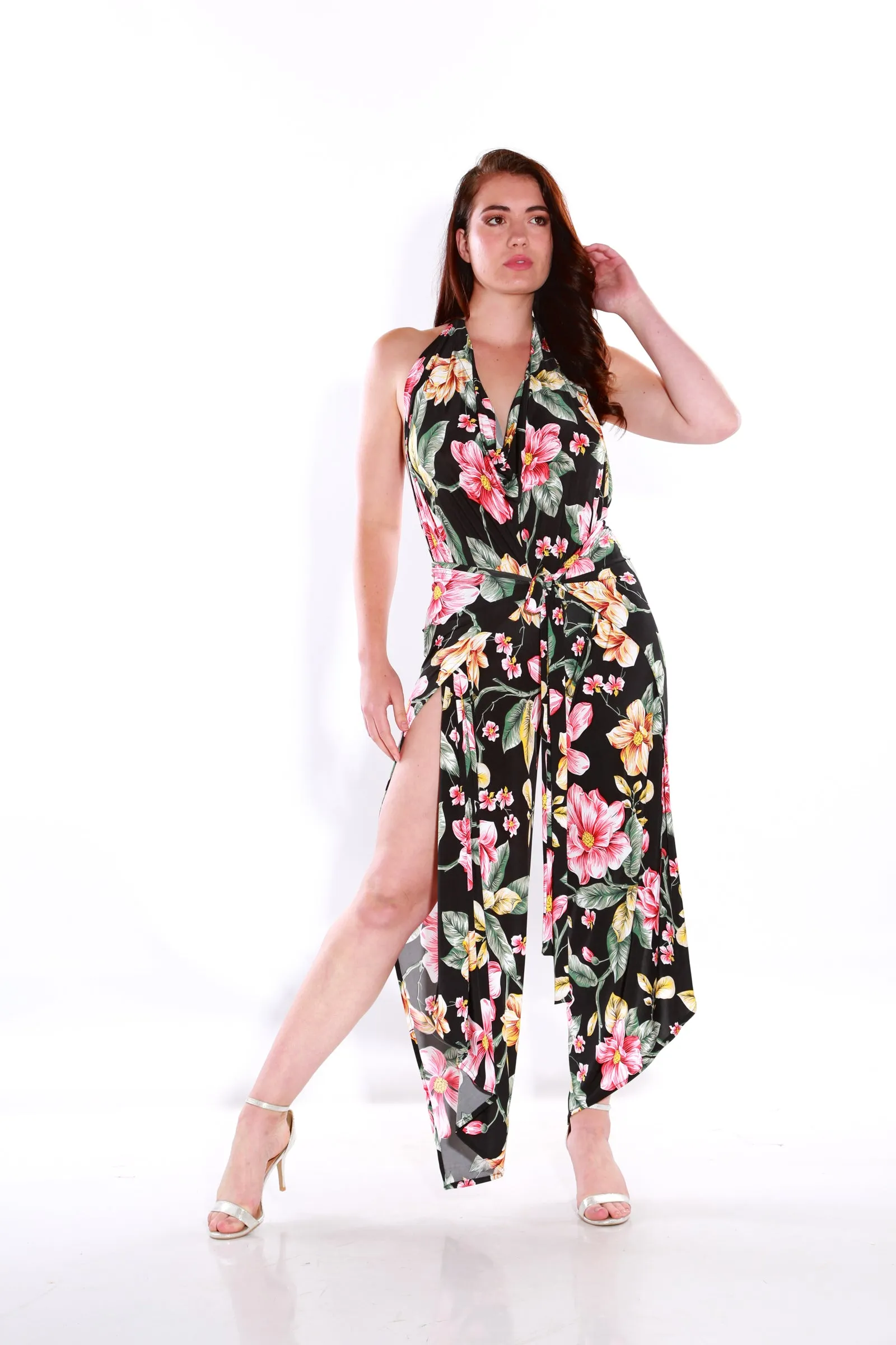 Happy Wrap Pants/Jumpsuit - lily black