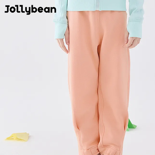 JollybeanKids Cozy Fleece Jogger Pants (120-170/5y-Adult)
