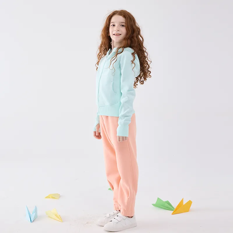 JollybeanKids Cozy Fleece Jogger Pants (120-170/5y-Adult)