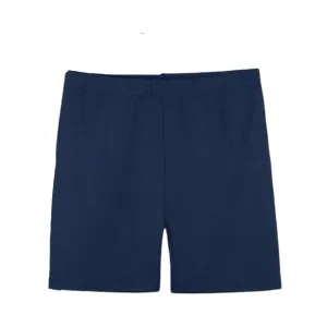 Juniors / Womens -  Cotton Bike Shorts  - Navy