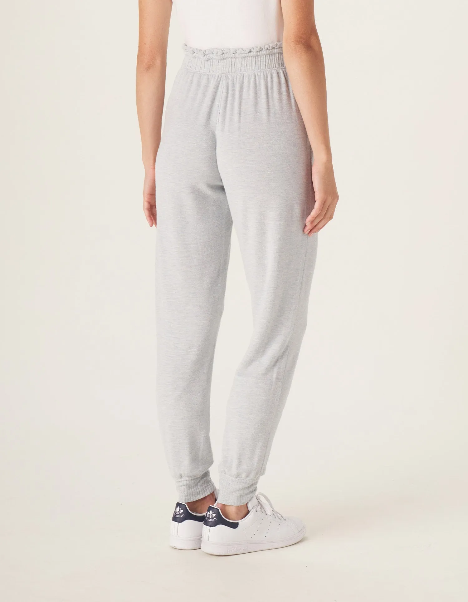 Malakos Knit Jogger in Blue Fog