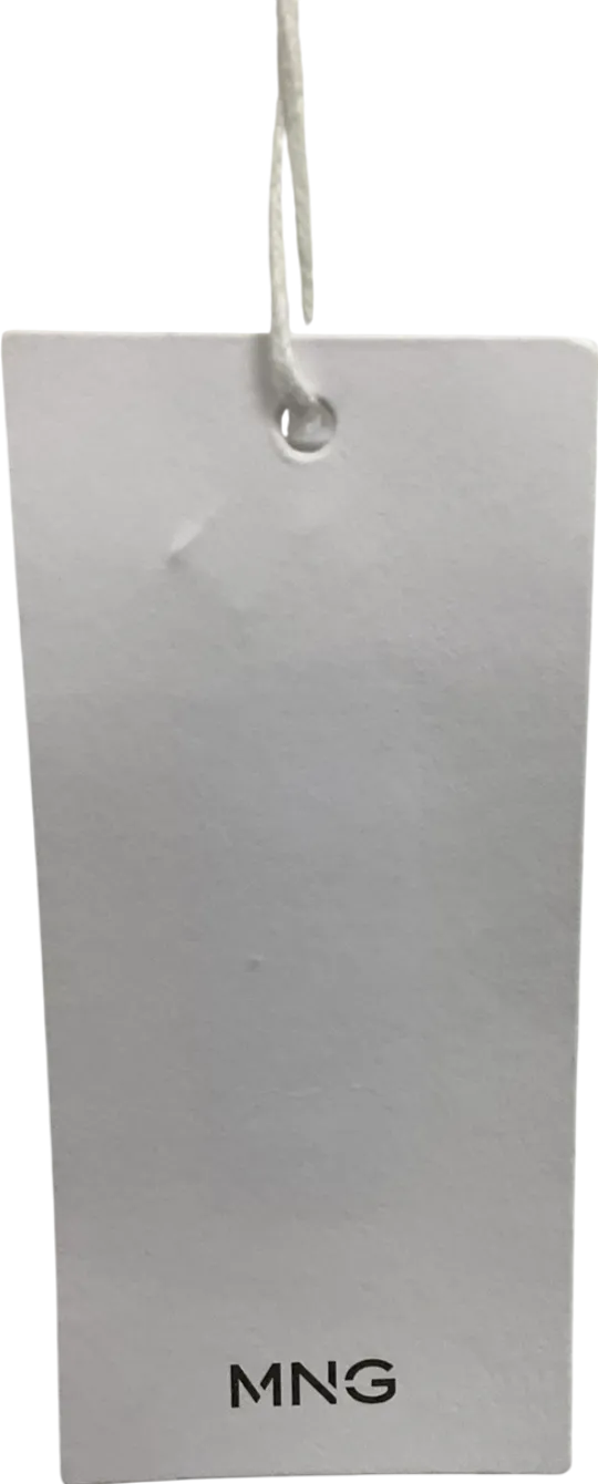 MANGO White Skinny Mid-waist Tight Fit Capri Jeans UK 8