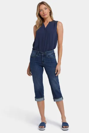 Marilyn Straight Crop Jeans - Rio Rapids