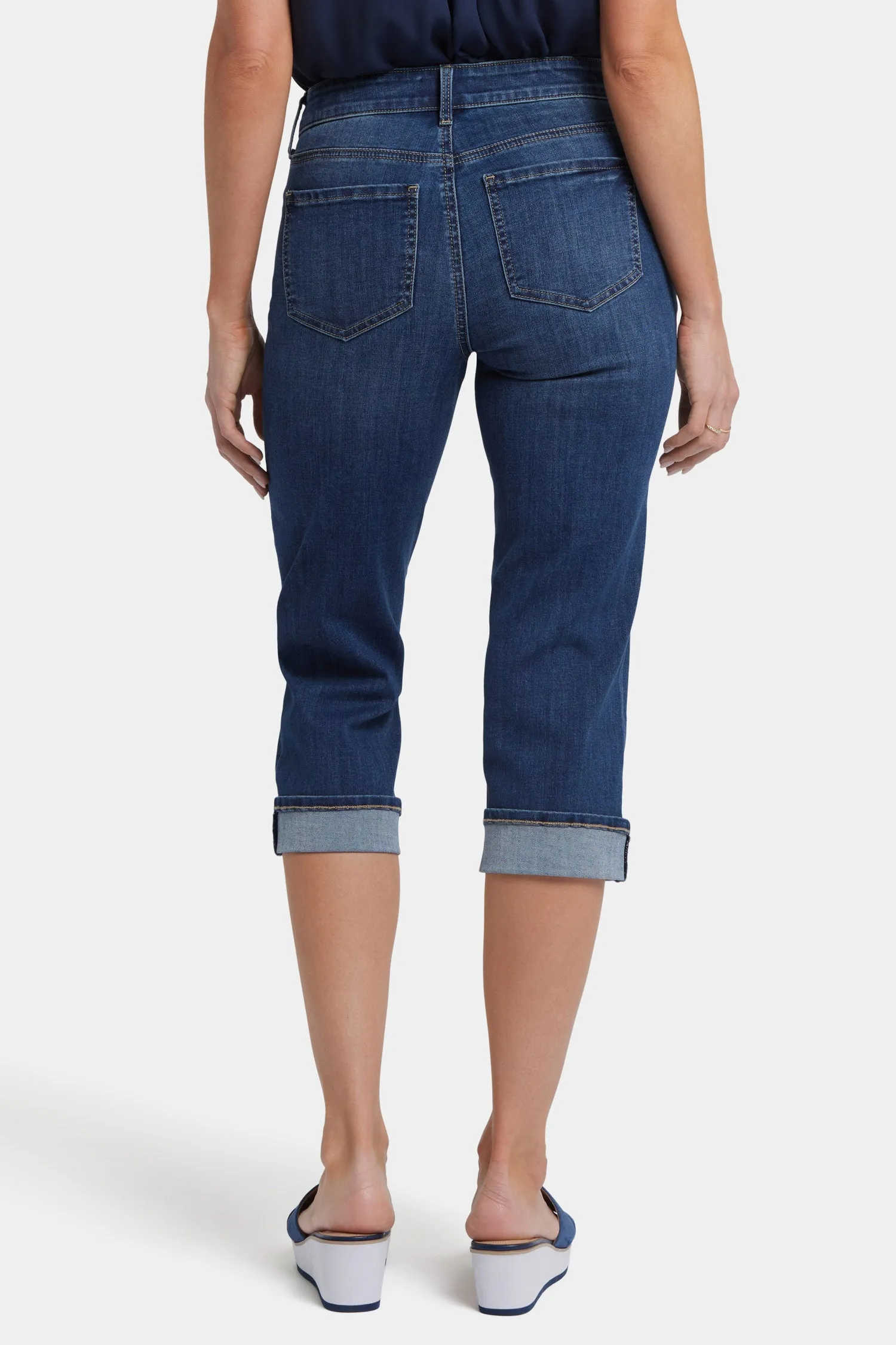 Marilyn Straight Crop Jeans - Rio Rapids