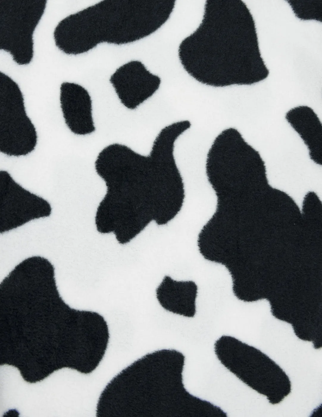 Men's Black Cow Fleece Pants