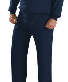 Men's Elastic Waist Fleece Track Pants