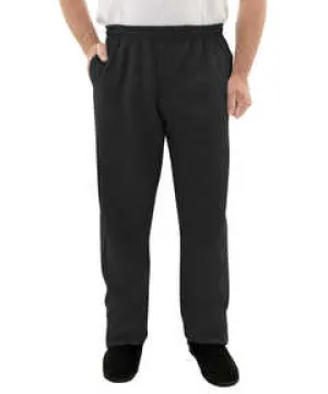 Men's Elastic Waist Fleece Track Pants