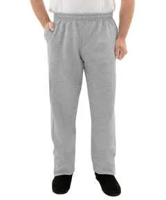 Men's Elastic Waist Fleece Track Pants