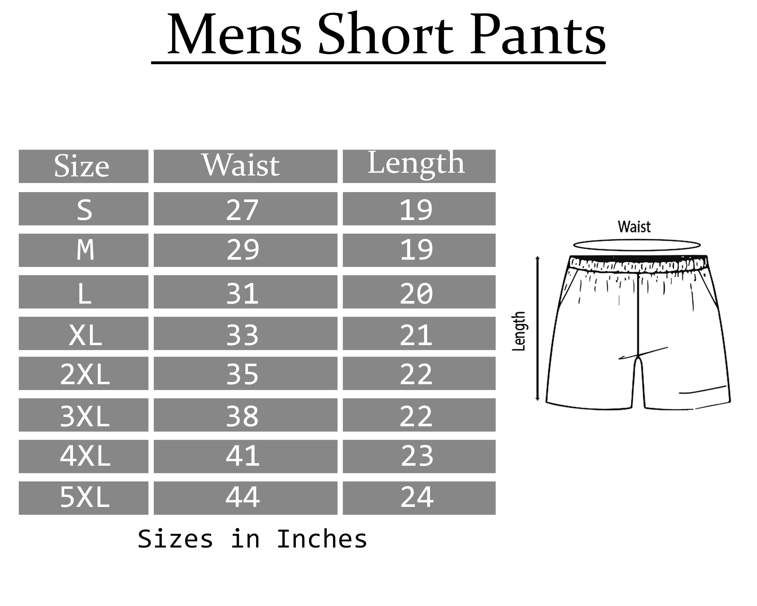 Mens Waffle Short