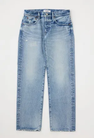 Moussy Aurantia Straight Low in Light Blue