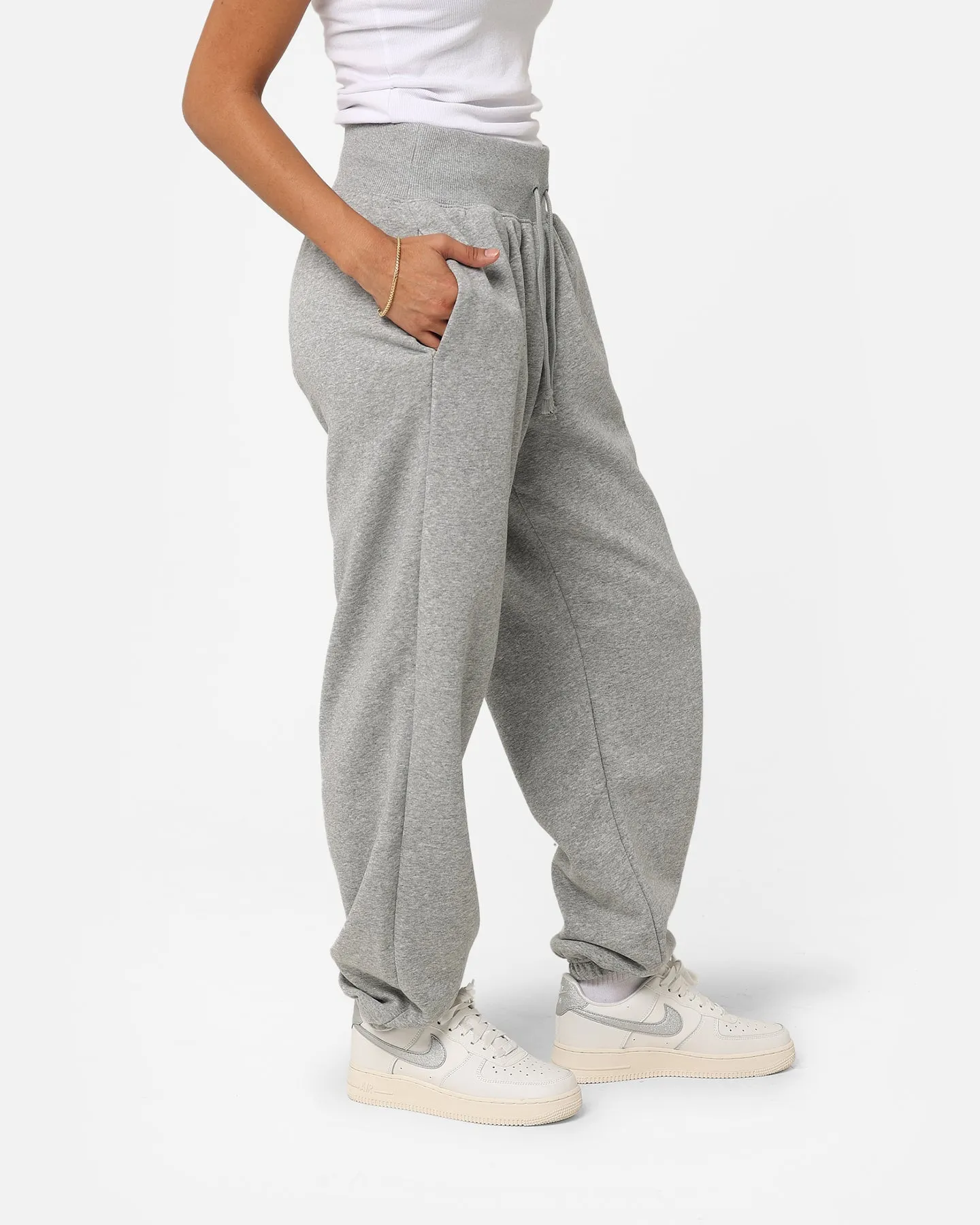 Nike Women's Nike Sportswear Phoenix Fleece High-Waisted Oversized Pants Dark Grey Heather