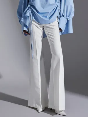 P9058  High-Waist Flared Slacks