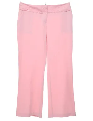 Pale Pink Sequins Trousers - W32 L28