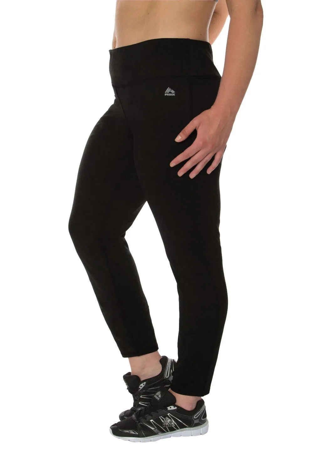 Plus Striated Brushed Back Legging
