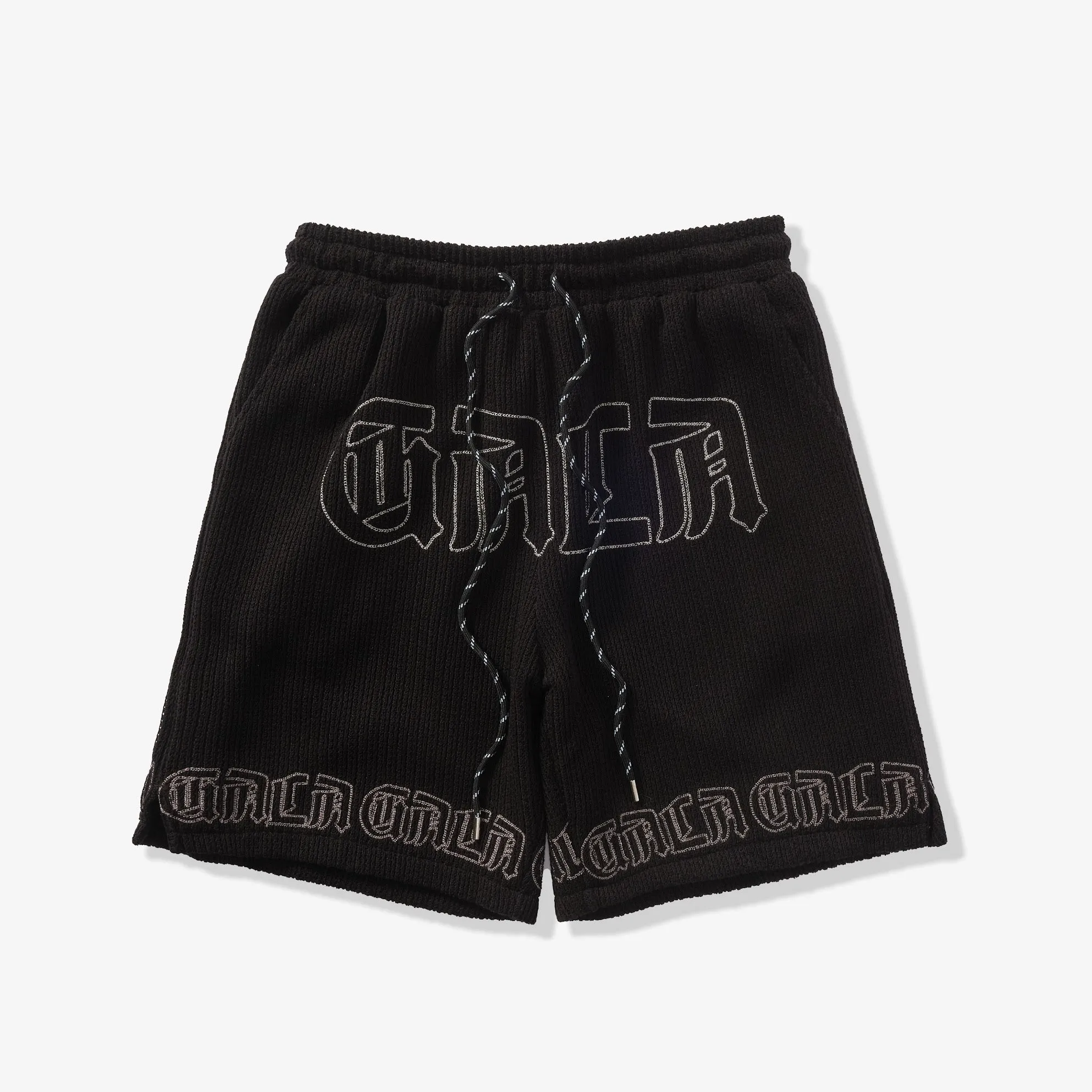 "Olaf" Knitted Shorts (black)