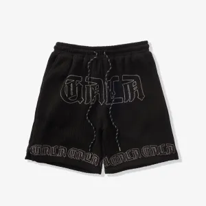 "Olaf" Knitted Shorts (black)