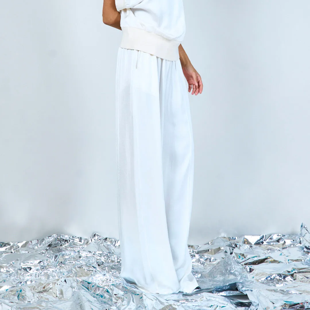 Relaxed wide-leg trousers wholesale