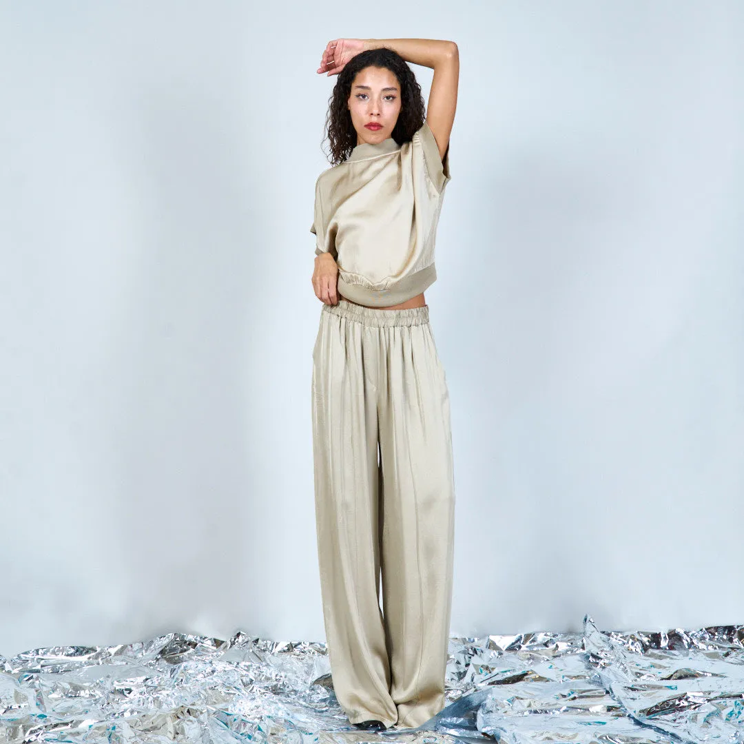 Relaxed wide-leg trousers wholesale