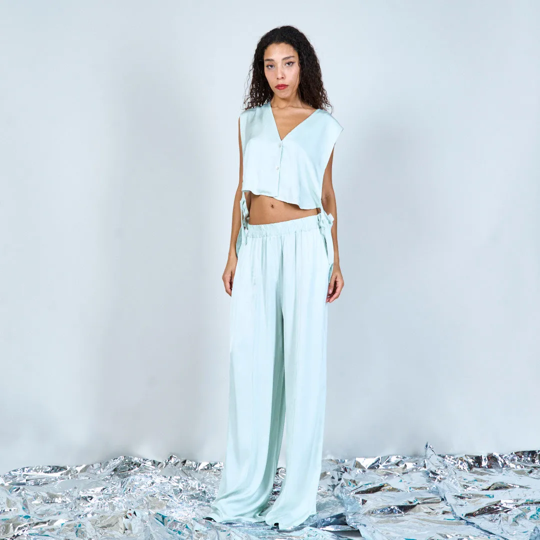 Relaxed wide-leg trousers wholesale