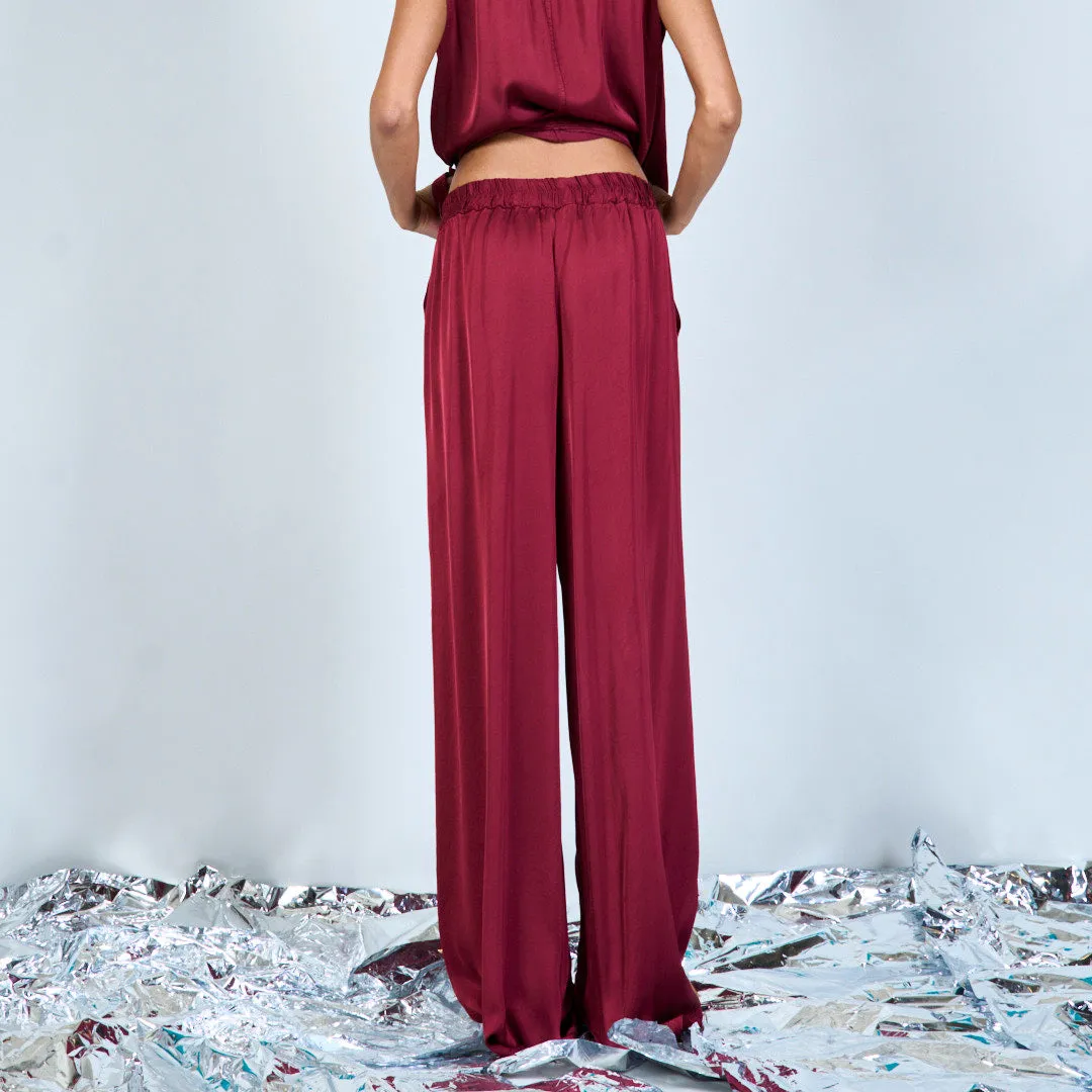 Relaxed wide-leg trousers wholesale