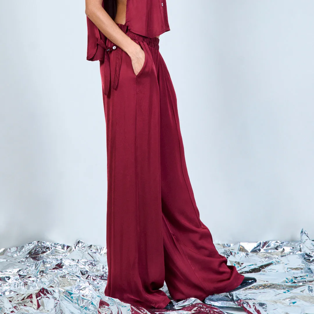 Relaxed wide-leg trousers wholesale