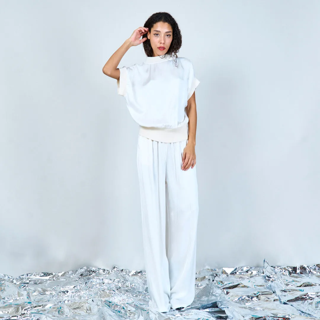 Relaxed wide-leg trousers wholesale