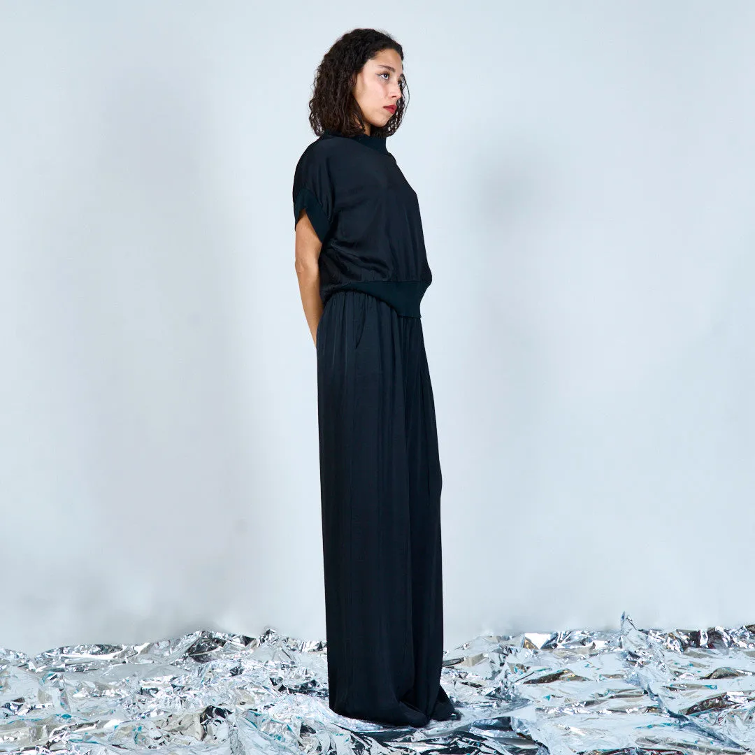 Relaxed wide-leg trousers wholesale