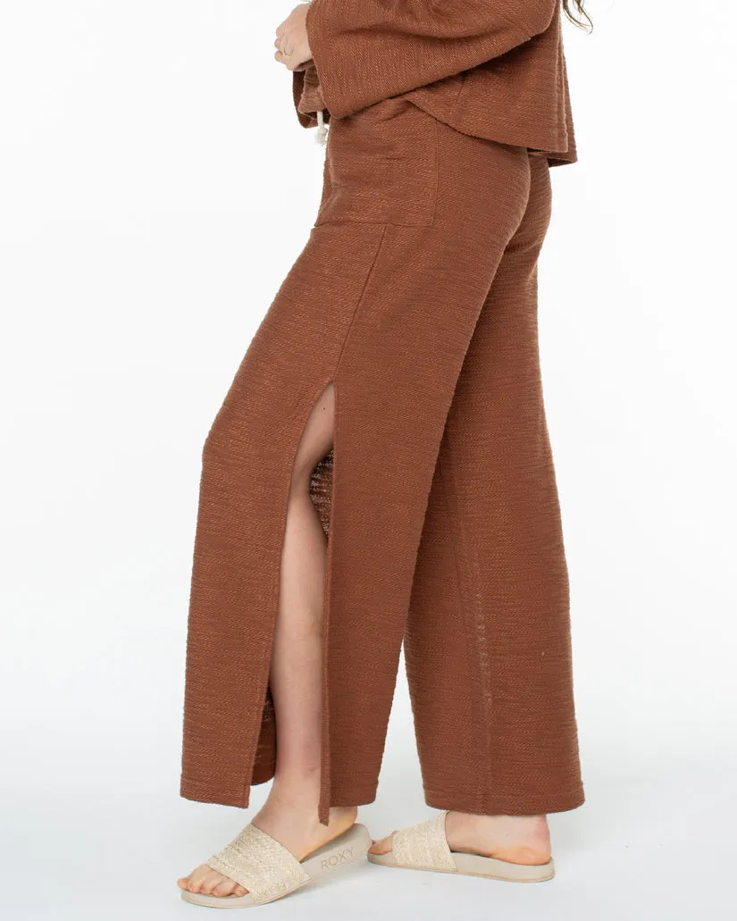 Roxy Beach Breeze Pants-Carob Brown