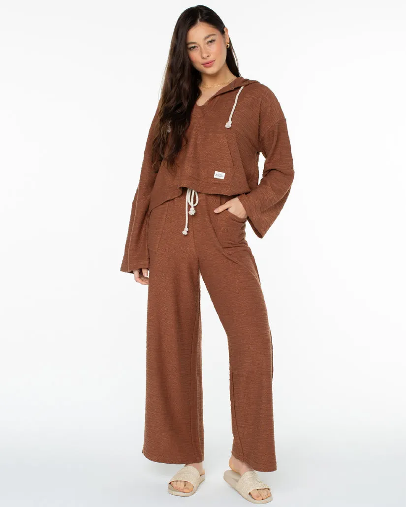 Roxy Beach Breeze Pants-Carob Brown