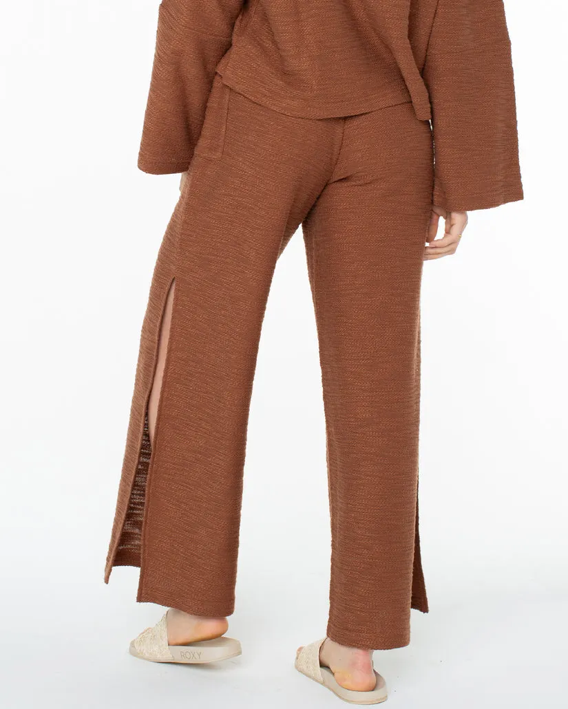 Roxy Beach Breeze Pants-Carob Brown