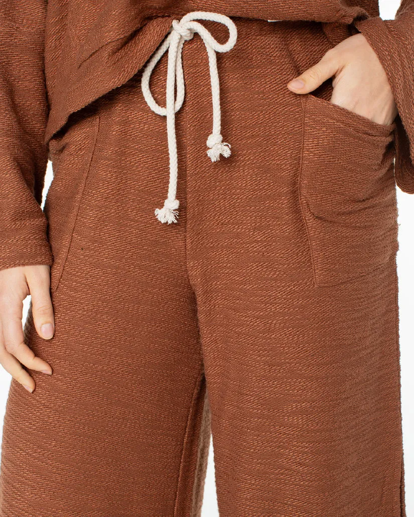Roxy Beach Breeze Pants-Carob Brown