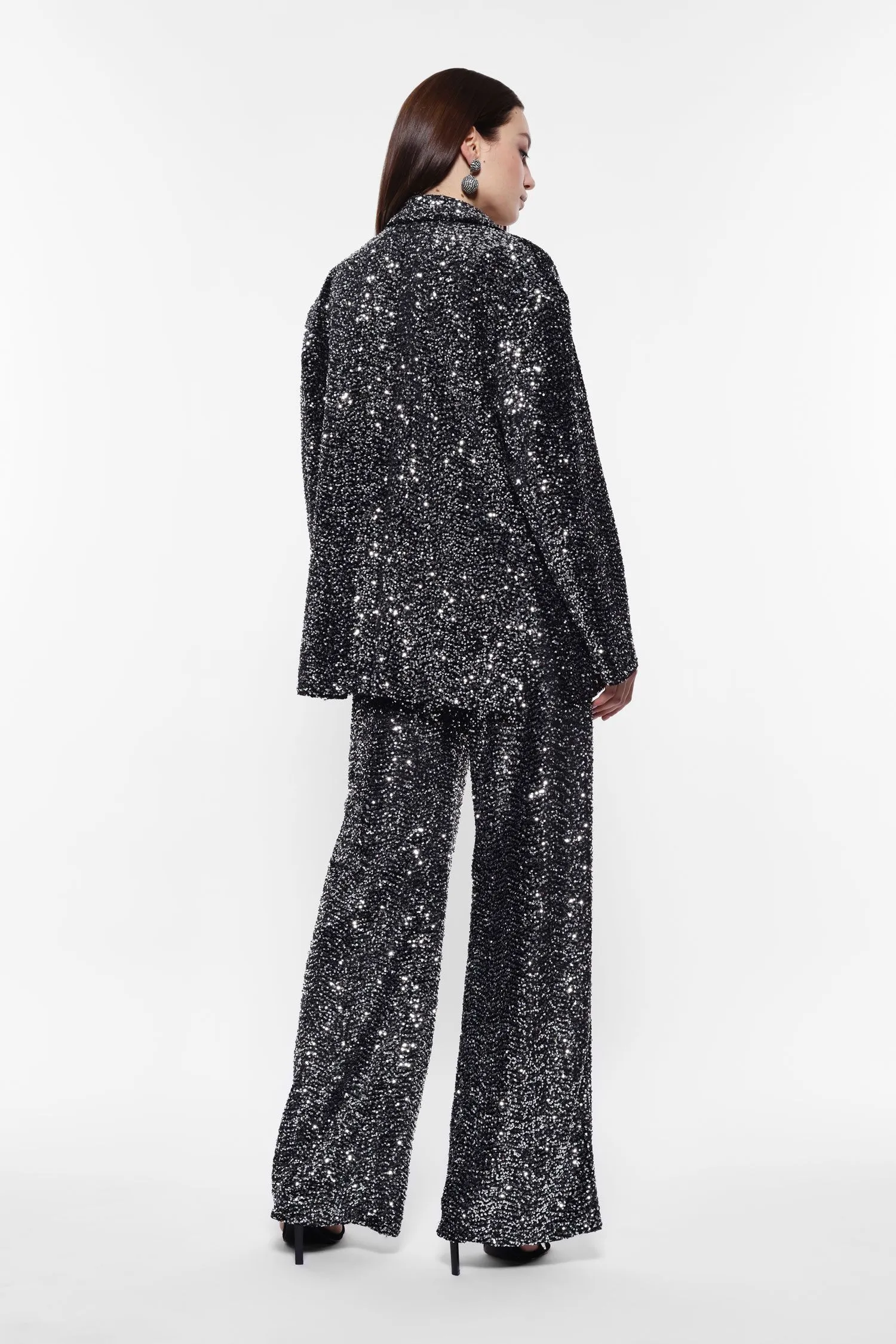 Sequin Flared trousers