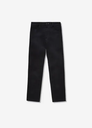 Slim Fit Cotton Stretch Chinos Black