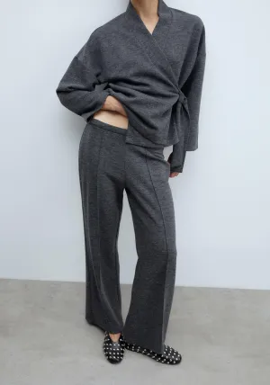 Soft-touch trousers - Grey Acid