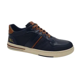 Tommy Bowe Mens Leather Navy Casual Shoe - Montoya