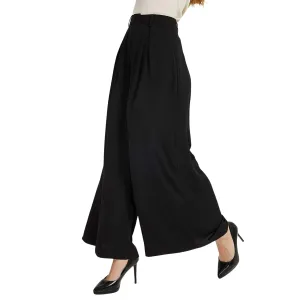 TRONJORI - High Waist Casual Wide Leg Long Palazzo Pants Trousers