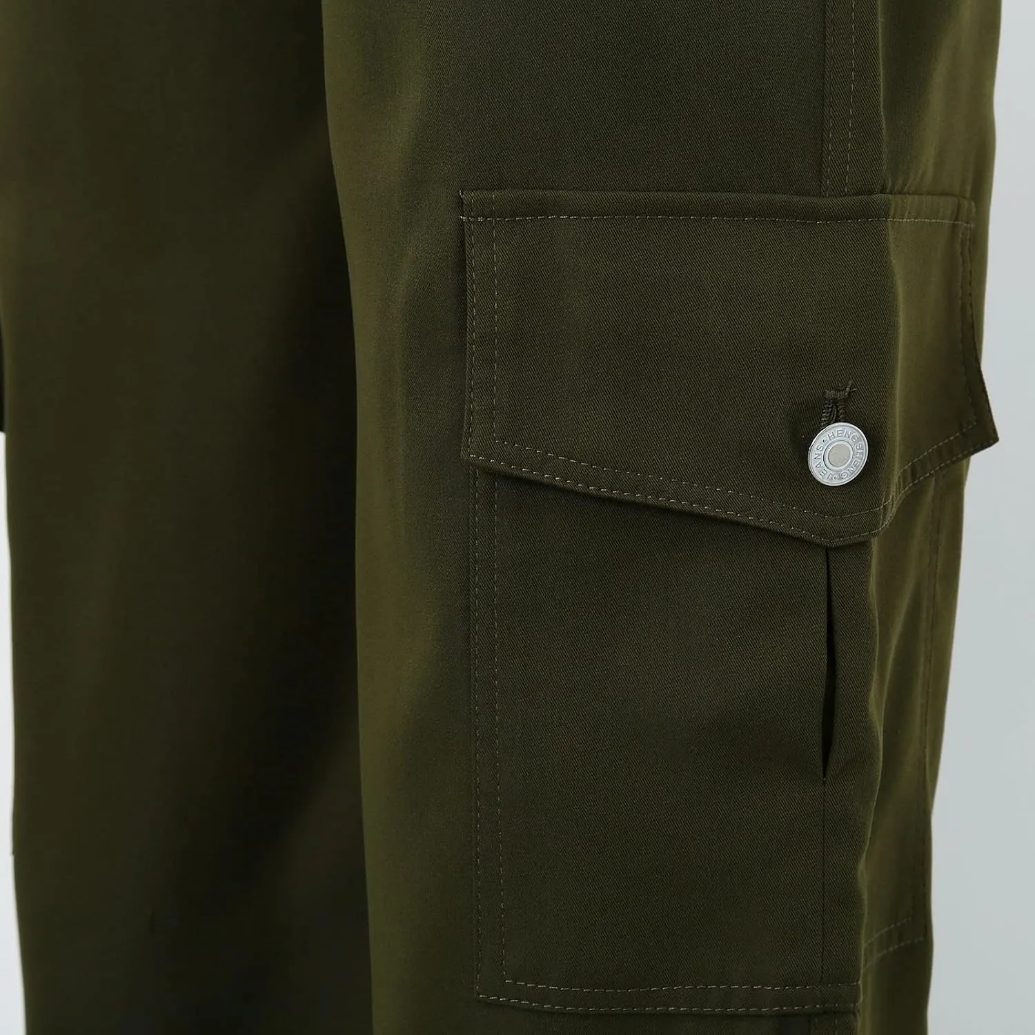 Tummy Control Women's Work Pants Button Down High Waisted Cargo Pants Womens Skin-Friendly Loose Fit Running Pants