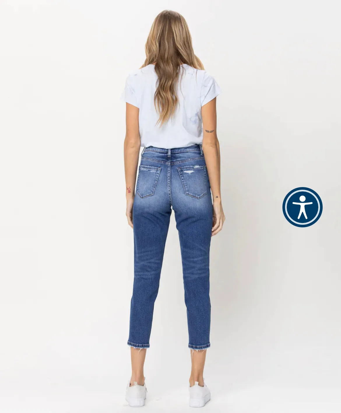 Vervet Stretch Mom Jeans