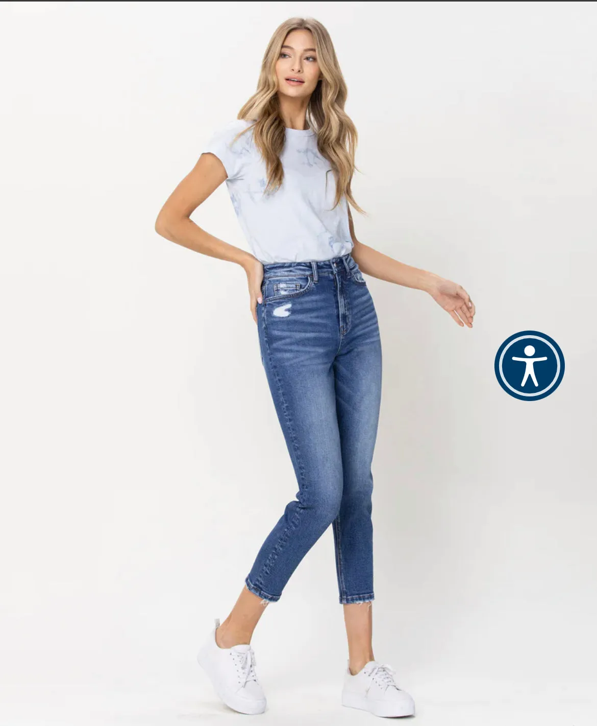 Vervet Stretch Mom Jeans