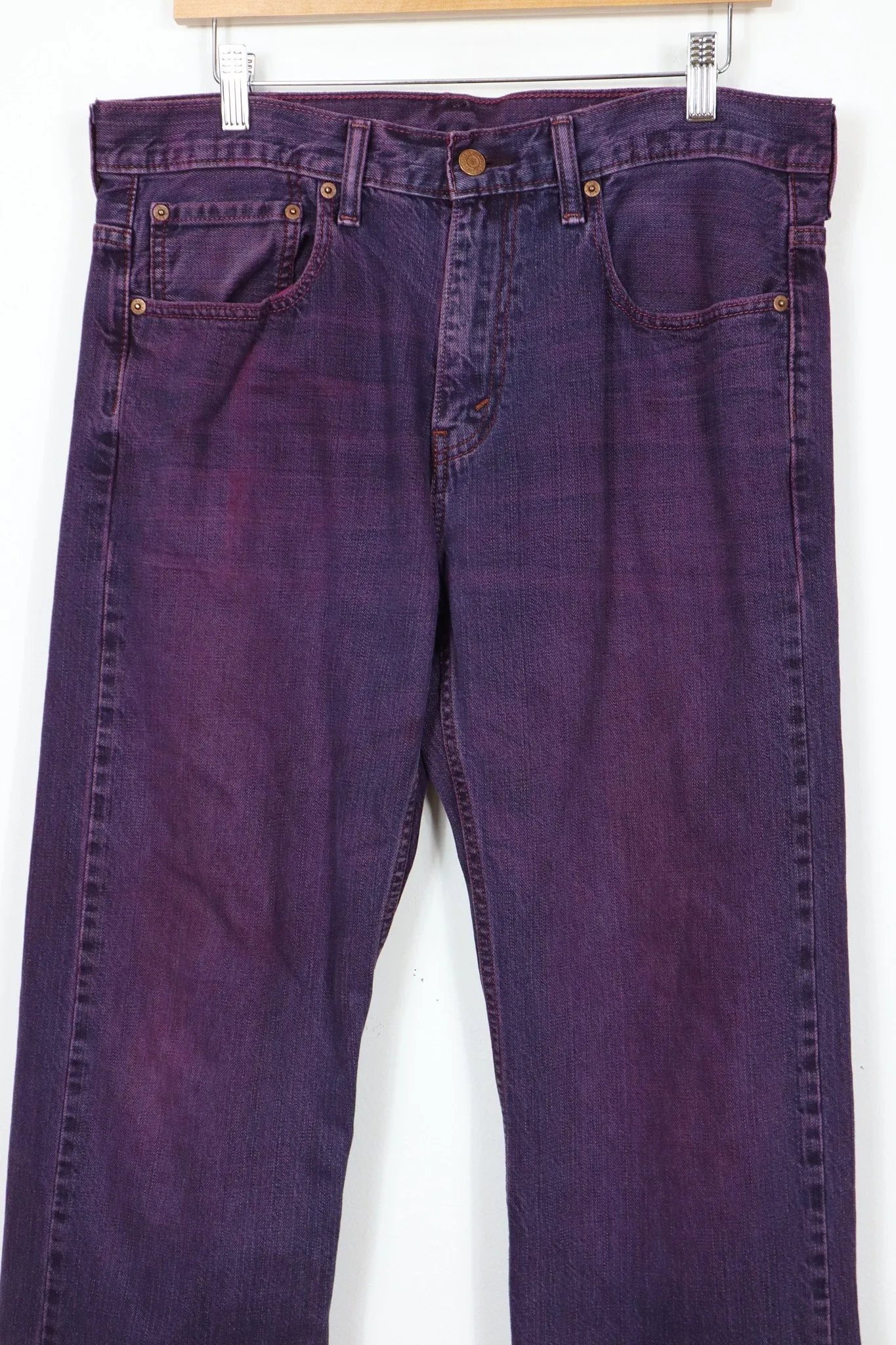 Vintage Reworked Overdyed 569 Levis Relaxed Fit Jeans